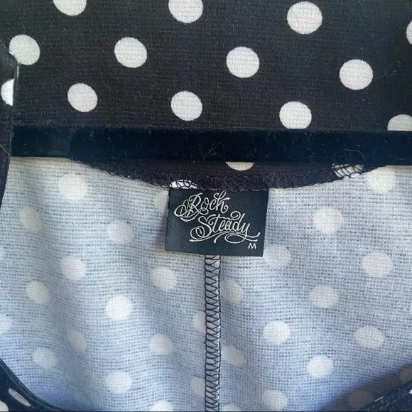 RockSteady Polka Dot Rockabilly Shirt - Picture 6 of 7